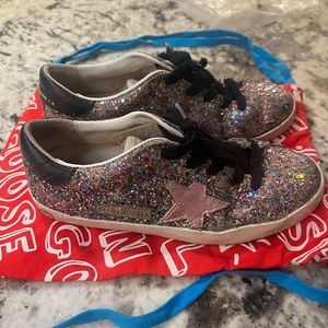 Pre-loved Golden Goose Glitter Sneakers Girls